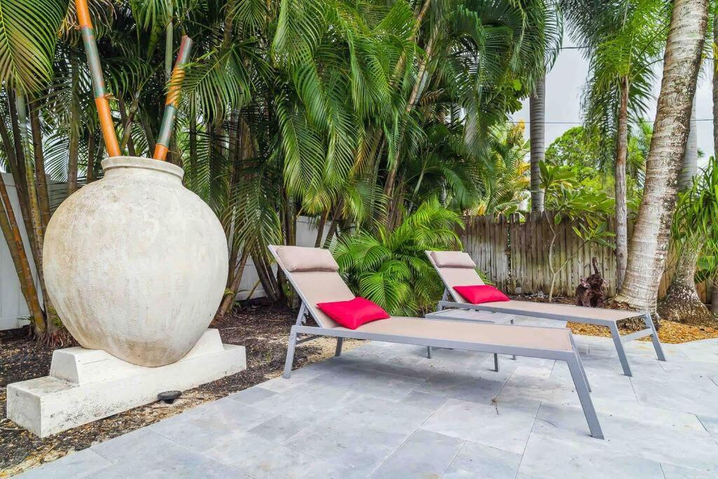 Private Oasis With Pool Near Beaches, Dining & Las Olas 포트 로더데일 외부 사진