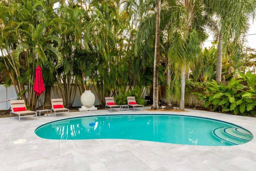 Private Oasis With Pool Near Beaches, Dining & Las Olas 포트 로더데일 외부 사진